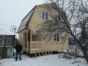 Строительство дома 6х6м каркас, толщина стен и утепления 150мм, г. Ярославль