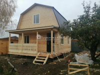 Строительство дома 6х6м брусовой, из бруса 140х140мм, Ярославская область